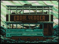 5w0325 EDDIE VEDDER 18x24 music poster 2019 art by Travis Price, Dublin at 3Arena!