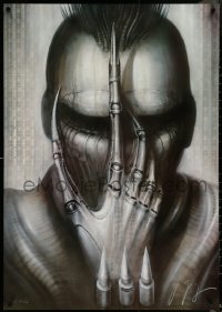 5w0153 H.R. GIGER signed #231/1000 26x37 art print 1980s creature used for Future Kill!