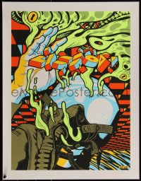 5w0341 PEARL JAM 2-sided 20x26 music poster 2018 art by Ames Design, Lisbon, Show edition!