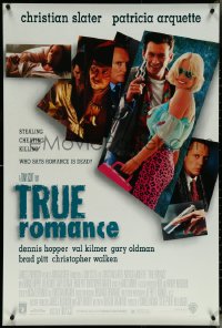 5w1047 TRUE ROMANCE DS 1sh 1993 Christian Slater, Patricia Arquette, by Quentin Tarantino!