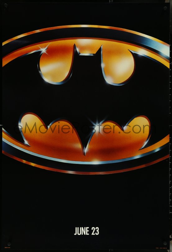 5w0652 BATMAN teaser 1sh 1989 directed by Tim Burton cool image