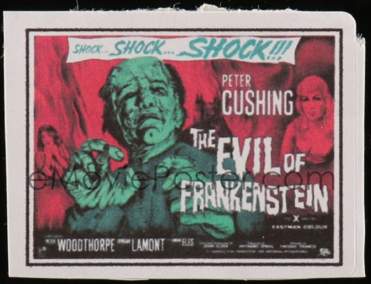 EMoviePoster.com: 5w0137 EVIL OF FRANKENSTEIN 30x40 English REPRO ...