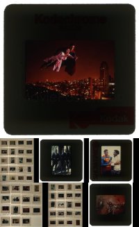 5x0335 LOT OF 55 SUPERMAN 35MM SLIDES 1980s color scenes from all three Christopher Reeve movies!