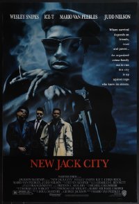 5x0853 LOT OF 11 UNFOLDED SINGLE-SIDED 27X40 NEW JACK CITY ONE-SHEETS 1991 Wesley Snipes, Ice-T