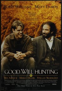 5x1007 LOT OF 5 UNFOLDED SINGLE-SIDED 27X40 GOOD WILL HUNTING ONE-SHEETS 1997 Robin Williams, Damon