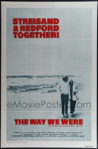 5x1023 LOT OF 5 FORMERLY TRI-FOLDED SINGLE-SIDED 27X41 WAY WE WERE ONE-SHEETS 1973 Streisand, Redford