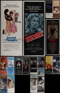 5x0449 LOT OF 21 UNFOLDED 1980S INSERTS 1980s great images from a variety of different movies!