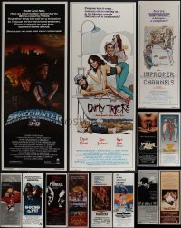 5x0464 LOT OF 17 UNFOLDED 1980S INSERTS 1980s great images from a variety of different movies!