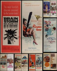 5x0473 LOT OF 15 MOSTLY UNFOLDED 1960S INSERTS 1960s great images from a variety of movies!