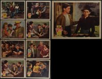 5x0242 LOT OF 9 RODDY MCDOWALL LOBBY CARDS 1940s great scenes from three different movies!