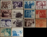 5x0236 LOT OF 14 COLUMBIA SERIAL LOBBY CARDS 1940s-1950s great scenes from a variety of movies!