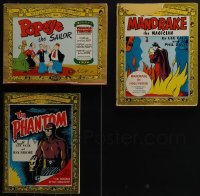 5x0290 LOT OF 3 NOSTALGIA PRESS COMIC STRIP BOOKS 1969-1971 Popeye, Phantom, Mandrake the Magician!