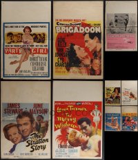 5x0349 LOT OF 9 FOLDED WINDOW CARDS 1940s-1950s great images from a variety of different movies!