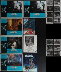 5x0338 LOT OF 30 BATTLESTAR GALACTICA ITEMS 1978 cool lobby cards, stills & more!