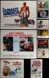 5x0511 LOT OF 13 MOSTLY UNFOLDED HALF-SHEETS 1970s-1980s great images from a variety of movies!