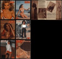 5x0320 LOT OF 6 FRENCH HOLLYWOOD MAGAZINES 1950s sexy images with some nudity + Marilyn Monroe!