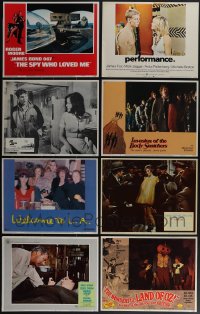 5x0244 LOT OF 8 LOBBY CARDS 1960s-1970s great scenes from a variety of different movies!