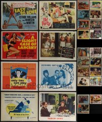 5x0231 LOT OF 27 LOBBY CARDS 1940s-1960s great images from a variety of different movies!