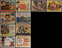 5x0239 LOT OF 10 TITLE CARDS 1940s-1950s great images from a variety of different movies!