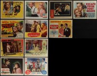 5x0237 LOT OF 11 LOBBY CARDS 1930s-1950s great images from a variety of different movies!