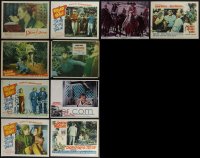 5x0240 LOT OF 10 LOBBY CARDS 1940s-1970s great scenes from a variety of different movies!