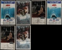 5x0423 LOT OF 6 FOLDED TOPPS POSTERS 1981 Star Wars, Empire Strikes Back, Jaws, two of each!