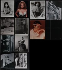 5x0398 LOT OF 11 MOSTLY REPROS & RE-STRIKES OF SEXY ACTRESSES 1970s-1980s beautiful stars!