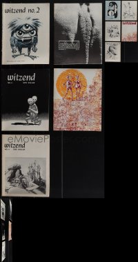 5x0321 LOT OF 5 WITZEND MAGAZINES 1960s published by EC & Marvel artist Wally Wood, #2 through #6!