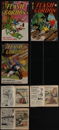 5x0289 LOT OF 3 FLASH GORDON COMIC BOOKS 1960s King Comics, great Al Williamson art in each!