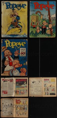 5x0288 LOT OF 3 POPEYE COMIC BOOKS 1940s-1950s the sailor cartoon created by E.C. Segar!