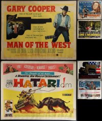 5x0514 LOT OF 6 UNFOLDED HALF-SHEETS 1950s-1970s great images from a variety of different movies!