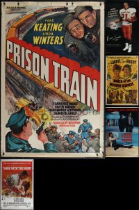 5x0623 LOT OF 5 UNFOLDED MISCELLANEOUS POSTERS 1930s-1980s a variety of cool movie images!