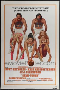 5x0784 LOT OF 16 UNFOLDED SINGLE-SIDED 27X41 SEMI-TOUGH ART STYLE ONE-SHEETS 1977 Burt Reynolds!