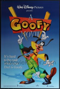 5x0885 LOT OF 10 UNFOLDED DOUBLE-SIDED 27X40 GOOFY MOVIE ONE-SHEETS 1995 Disney feature cartoon!