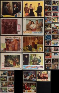 5x0226 LOT OF 43 1940S LOBBY CARDS 1940s great scenes from a variety of different movies!