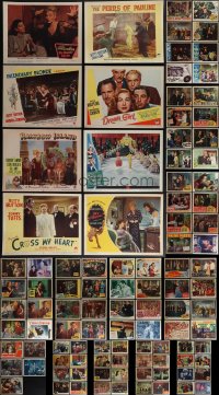 5x0212 LOT OF 101 1940S LOBBY CARDS 1940s great images from a variety of different movies!