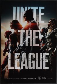 5x0882 LOT OF 10 UNFOLDED DOUBLE-SIDED 27X40 JUSTICE LEAGUE TEASER ONE-SHEETS 2017 Batman & more!