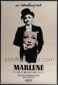 5x1004 LOT OF 5 UNFOLDED SINGLE-SIDED 27X40 MARLENE ONE-SHEETS 1984 great image of Dietrich!