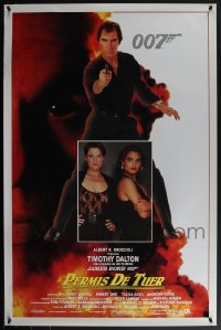 5x0951 LOT OF 6 UNFOLDED SINGLE-SIDED 27X41 LICENCE TO KILL INTERNATIONAL FRENCH ONE-SHEETS 1989