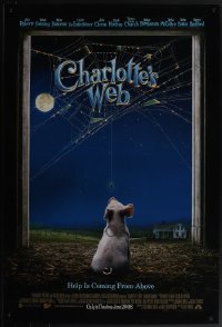 5x0863 LOT OF 11 UNFOLDED DOUBLE-SIDED 27X40 CHARLOTTE'S WEB ADVANCE ONE-SHEETS 2006 E.B. White!