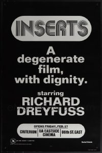 5x0775 LOT OF 17 UNFOLDED SINGLE-SIDED 27X41 INSERTS ONE-SHEETS 1975 degenerate film with dignity!