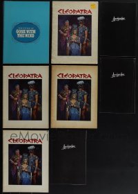 5x0308 LOT OF 8 SOUVENIR PROGRAM BOOKS 1960s-1970s Cleopatra, Apocalypse Now, Gone with the Wind!