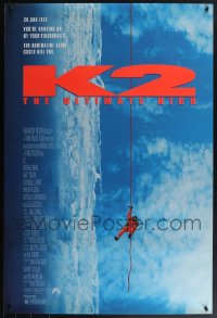 5x0740 LOT OF 20 UNFOLDED SINGLE-SIDED 27X40 K2 ONE-SHEETS 1991 Michael Biehn, mountain climbing!