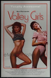 5x0930 LOT OF 7 UNFOLDED SINGLE-SIDED SAN FERNANDO VALLEY GIRLS ONE-SHEETS 1987 totally awesome!