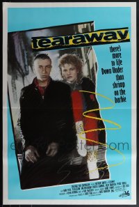 5x0782 LOT OF 16 UNFOLDED SINGLE-SIDED 27X41 TEARAWAY ONE-SHEETS 1986 revenge down under!