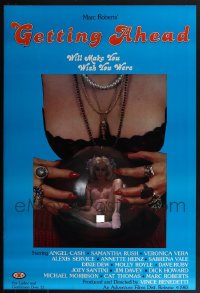 5x0866 LOT OF 10 UNFOLDED SINGLE-SIDED GETTING AHEAD ONE-SHEETS 1983 sexy crystal ball image!