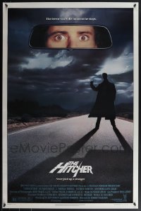 5x0988 LOT OF 5 UNFOLDED SINGLE-SIDED 27X41 HITCHER ONE-SHEETS 1986 Rutger Hauer, horror!