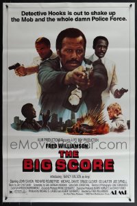 5x0807 LOT OF 14 UNFOLDED SINGLE-SIDED 27X41 BIG SCORE ONE-SHEETS 1983 Fred Williamson, Roundtree