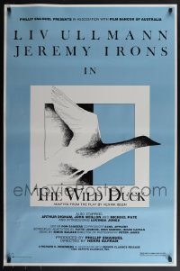 5x0674 LOT OF 25 UNFOLDED SINGLE-SIDED 27X41 WILD DUCK ONE-SHEETS 1984 from Henrik Ibsen's play!