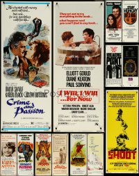 5x0465 LOT OF 17 UNFOLDED 1970S INSERTS 1970s great images from a variety of different movies!